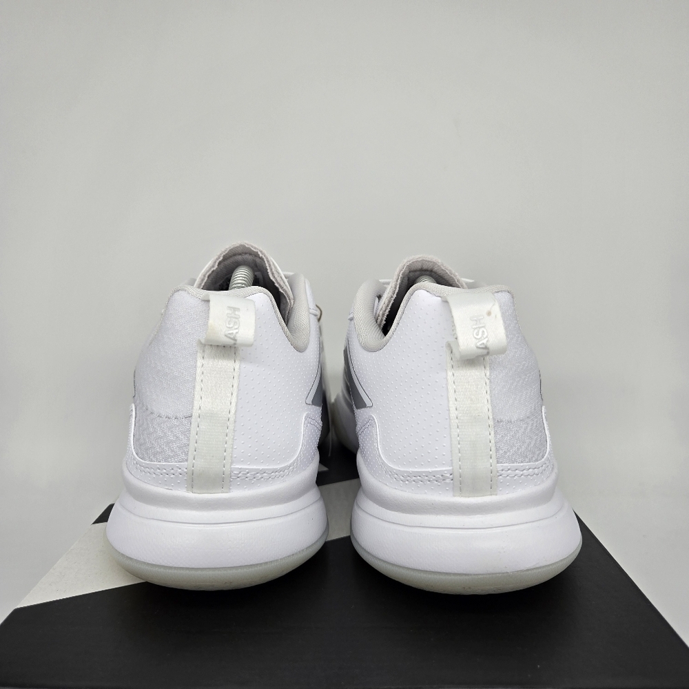 Adidas Women's Tennis Shoes Avaflash Low 'White Silver Metallic' Size 7 - Picture 4 of 8